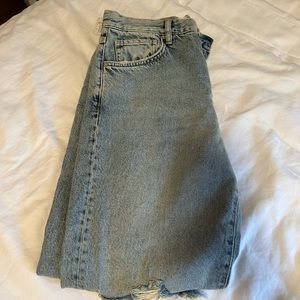 Free People sunbleached ripped jeans